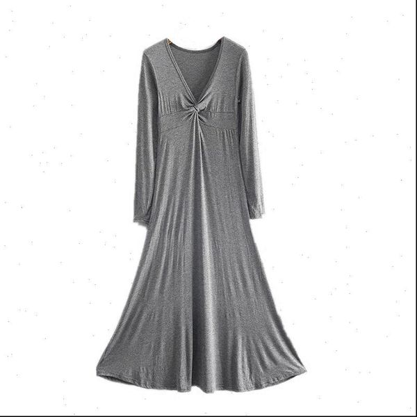 

large sizes pijama slim bottom women sleepwear dress modal long sleeve dresses elegant tempting robe arrival loose nightdress, Black;red