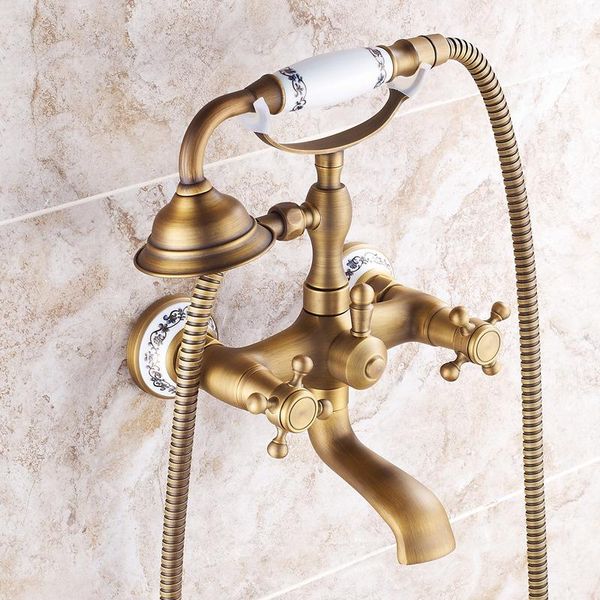 

bathroom shower combination antique copper and cold water mixing hand set sets