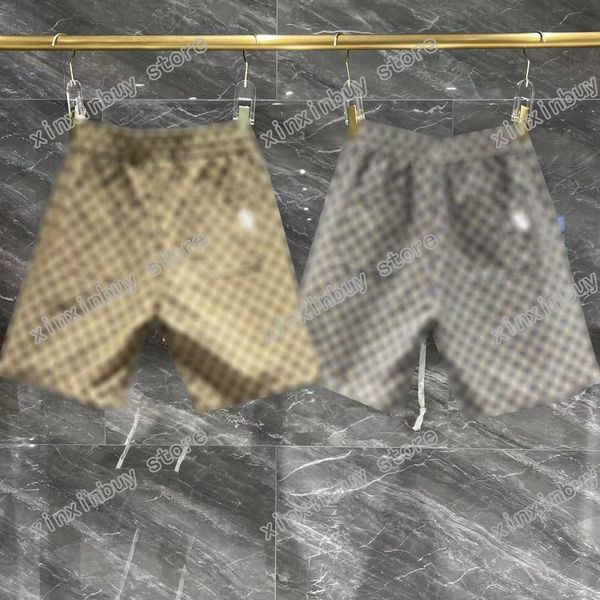 21ss Pantaloncini da uomo firmati Pantaloni Dobby Uomo Pantalone Doppia lettera Tessuto jacquard Lettere casuali Pantaloni neri 08