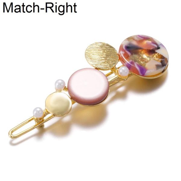 

hair clips & barrettes match-right jewelry acrylic clip/pin/stick/barrette cute headpiece tiara styling accessories headwear sp843, Golden;silver