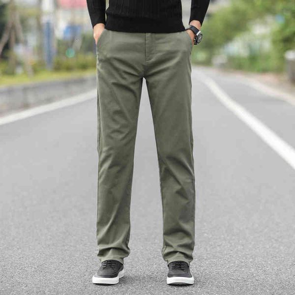 

men's straight make cotton comfortable autumn deal in black blue pants