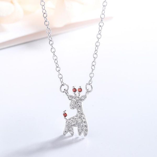 

chains lke8 cute animal pendant necklace for women silver 925 sterling jewelry