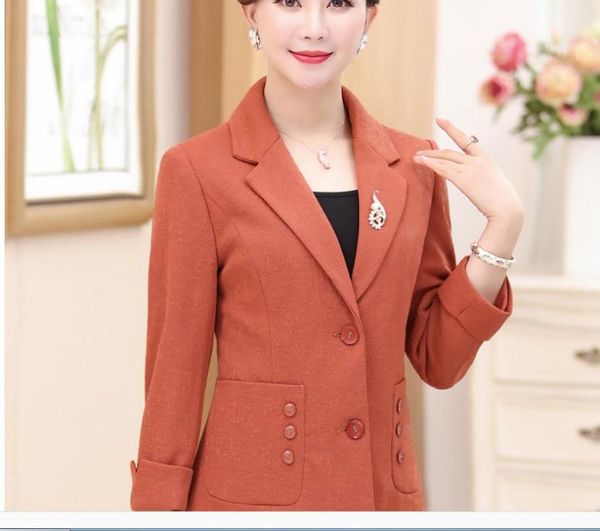 

women's jackets 2021 spring and autumn winter long sleeve jacket coat, Black;brown