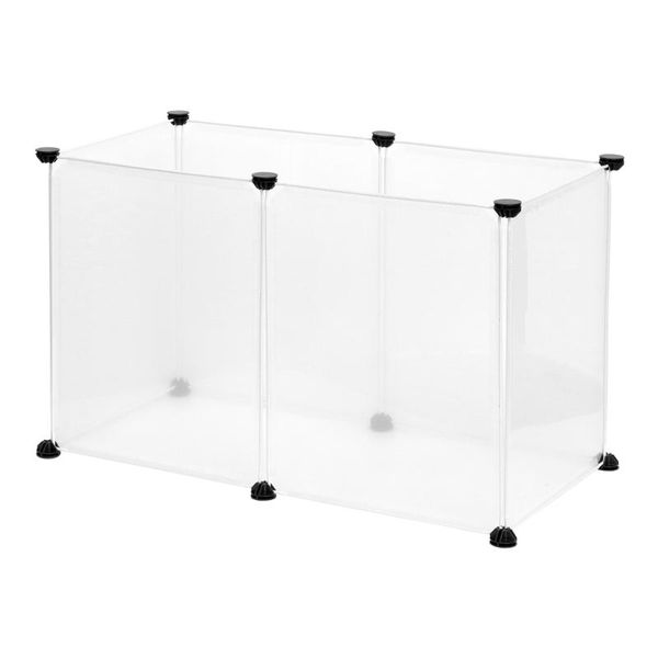 

kennels & pens pet product foldable metal and transparent fence exercise house