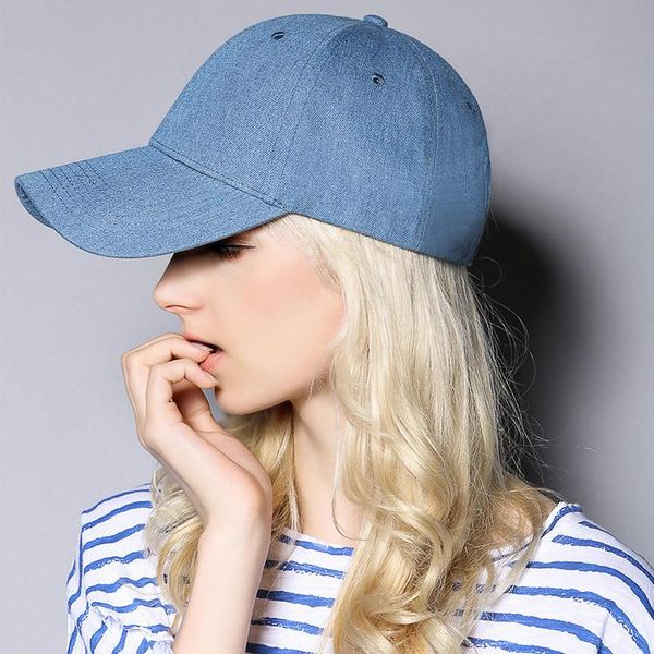 

outdoor hats men women cotton classic baseball cap adjustable buckle closure dad hat sports golf blue, Black;white