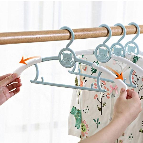 

hangers & racks 10pcs baby clothes hanger flexible plastic display kids unmarked children coats organizer