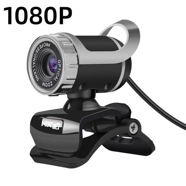 

webcam computer web camera with microphone rotatable cameras for live broadcast video calling conference work webcams