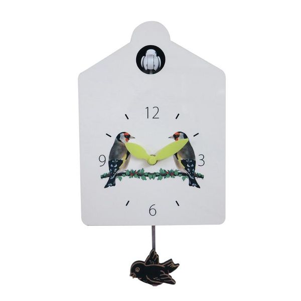 

desk & table clocks cuckoo quartz wall clock modern bird home living room hanging watch horologe timer office decoration gifts @ls