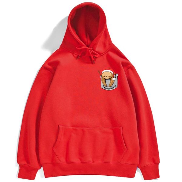 

women's hoodies & sweatshirts halloween sloth sleeping in pocket women hoody harajuku loose hoodie pattern streetwear autumn fleece fem, Black