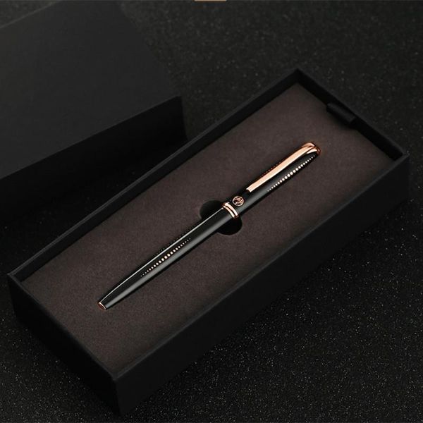 

picasso pimio 916 black metal fountain pen iridium medium nib with beautiful golden dots office business school gift ink pens
