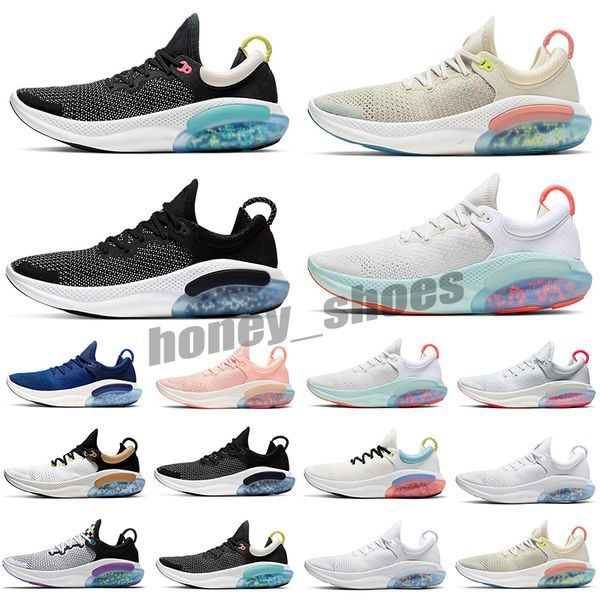 

joyride run fk mens womens outdoor running shoes triple black white platinum racer blue designers sports sneakers utility size 36-45 h19