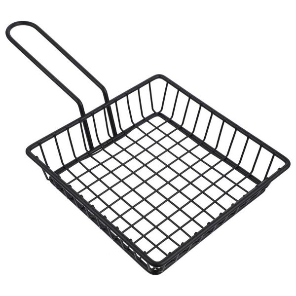 

storage baskets fried food basket french fries multi-purpose with handle