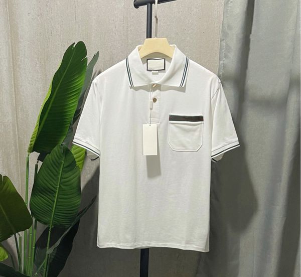 

men's polo shirts 2021 mens polo fashion designer t shirts shirt cotton polos with web and interlocking letter t-shirt g xjcqr 9061 men, White;black