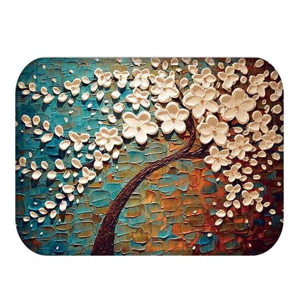 

bath mats 40x60cm cute diy print floor mat bathroom ground slip door pad rug living room carpet kawaii flower