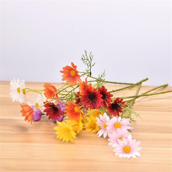 

decorative flowers & wreaths nordic simulation holding small daisies and holland chrysanthemums po deskdecoration fake bouquet decoratio