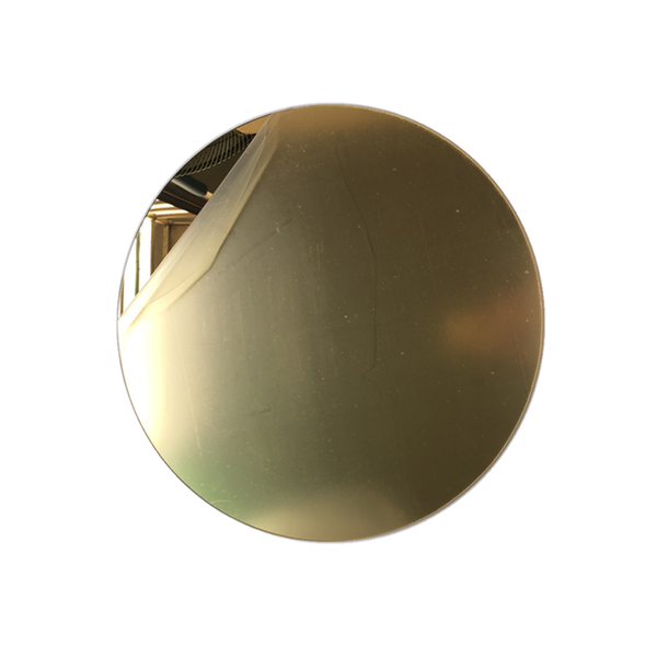 

25pcs od400x1mm acrylic gold mirrors round plastic pmma home el decorative lens miroir mural dekor ayna not easy to broken
