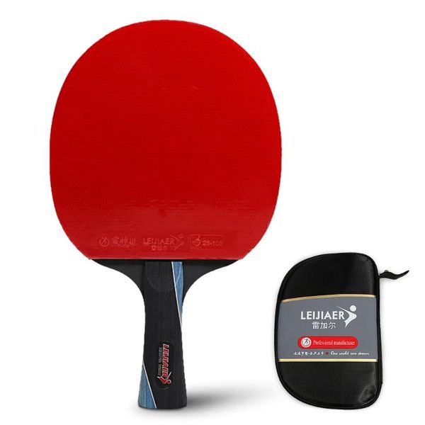 

professional pong paddle quality table tennis racket long handle bat training accessories raquets
