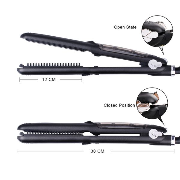 

hair straightener steam flat iron four-gear hair straightening tourmaline ceramic professional hair straightener styling tool perfections