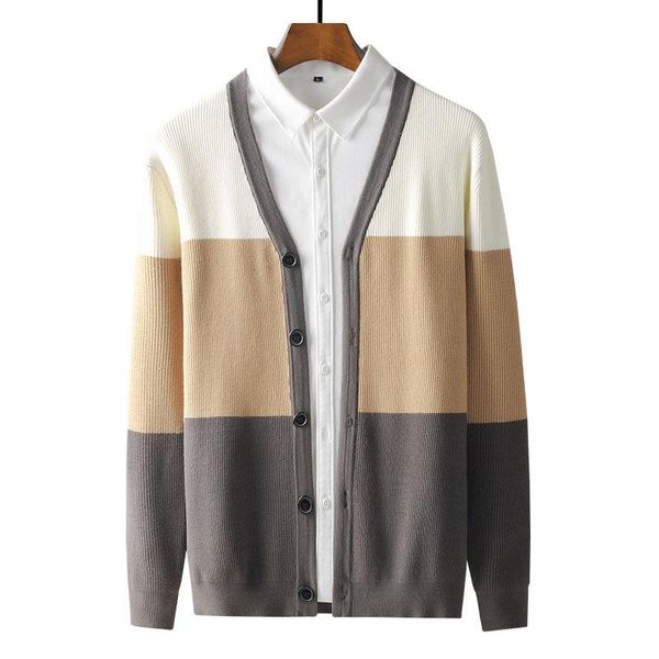 

running jackets hongxing erke 2021 autumn and winter sweater men's thickened plush casual cardigan coat, Black;red