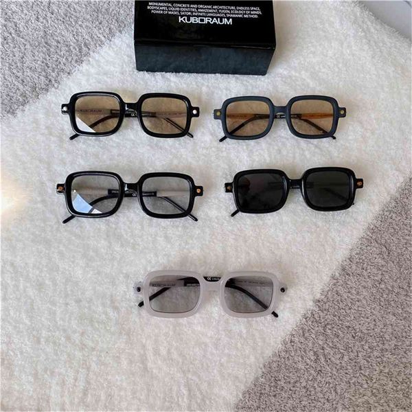 

80% off store online kuboraum sunglasses p2 star same men's and women's plate fashion optical glasses sunglasses, White;black