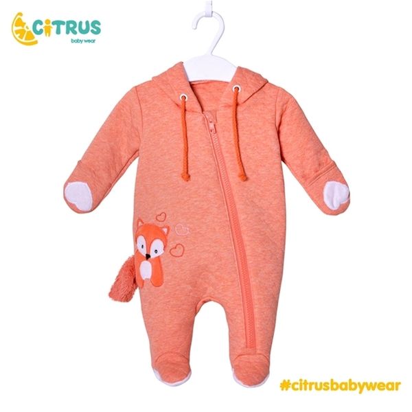 

citrus spring baby clothes full sleeve cotton cartoon romper costume 3 6 9 12  born boy girl 210729, Blue