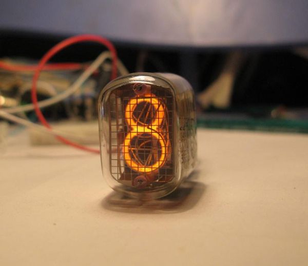 

smart home control in12 glow tube brand in-12 creative clock