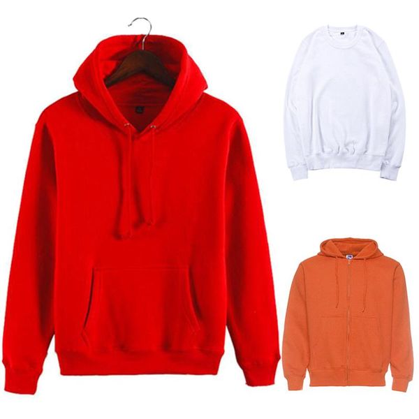 

men's hoodies & sweatshirts warm coat male long sleeve zipper jacket joggers outerwear men women hooded sweatshirt couples clothing aut, Black