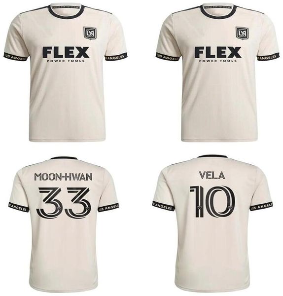

mls 2021 2022 lafc soccer jersey 21 22 rossi vela kaye moon-hwan los angeles fc players for change black out limited edition fans version fn, Black;yellow