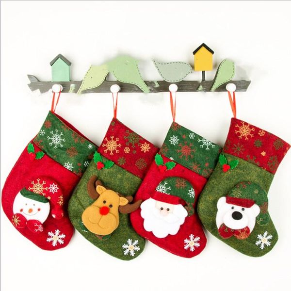 

christmas decorations stocking gift bag ornament goody tree