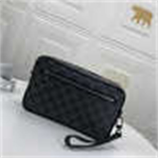 

key brand leather designer luxury chain n41663 n41662 wallets n61661 pouches 2020 spring long and summer wallet men's bag real card hol, Red;black