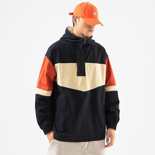 

fashion korean men jacket spring hip hop base bomber ball windbreaker snowboard erkekler ceket men's clothing by50jk jackets, Black;brown