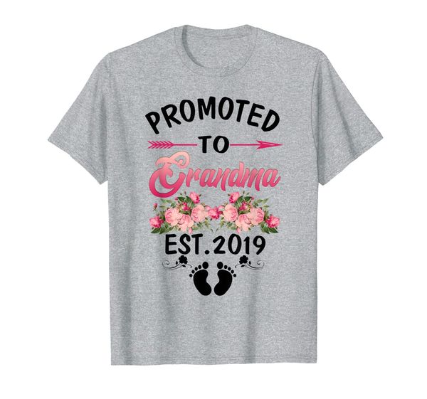 

Womens Promoted to Grandma Est 2019 New Grandma to be T-Shirt, Mainly pictures