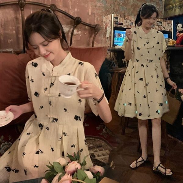 

maternity dresses women's floral short sleeve loose pregnancy clothes summer casual fashion ropa maternal be50dr, White