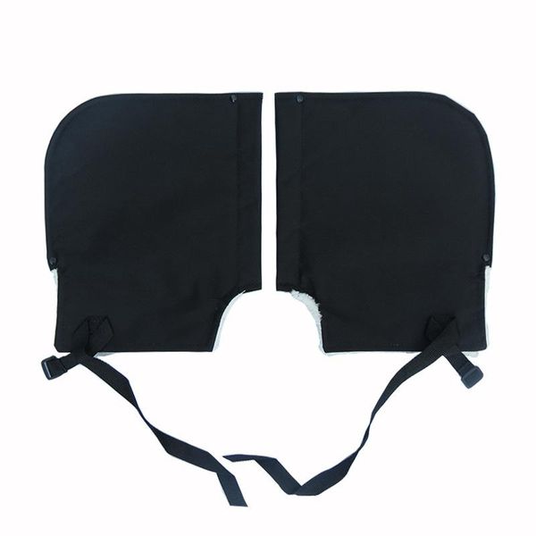 

handlebars 1pair motorcycle winter warm handlebar gloves windproof velvet covers cold cycling
