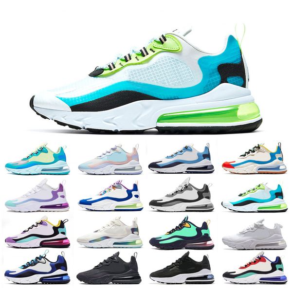 

original react running shoes man woman bauhaus oracle aqua bubble electro green cream blue bright violet dusk purple easter size 36-45 one