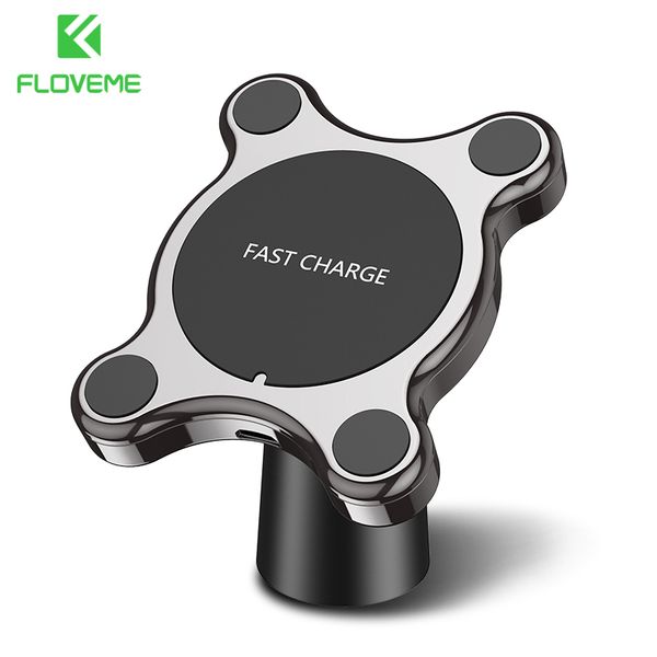 

floveme mount qi charger mobile wireless charging car holder iphone12 11 for xiaomi