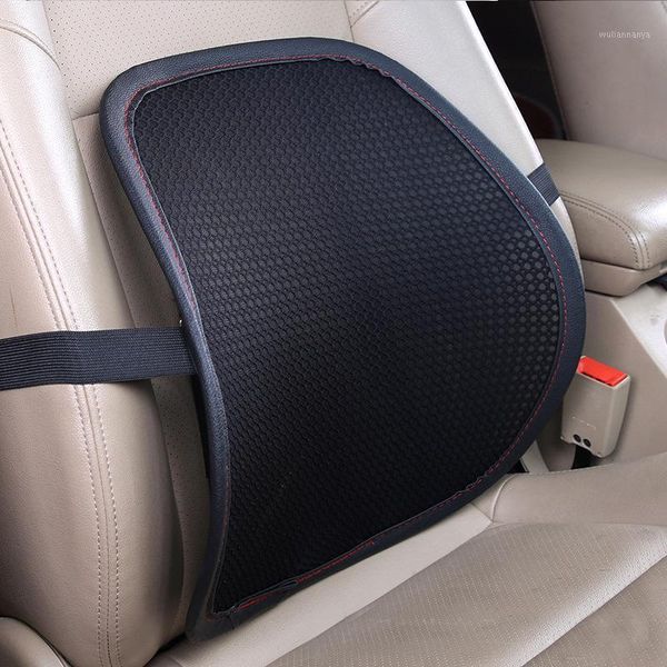 

40x40cm breathable mesh car seat waist protection support backrest cushion interior accessories1