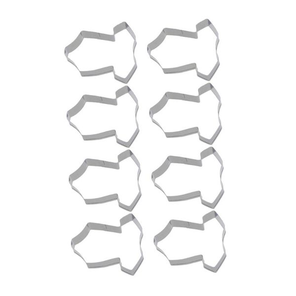 

baking moulds 8 pcs stainless steel cookies molds baby clothes shape cake