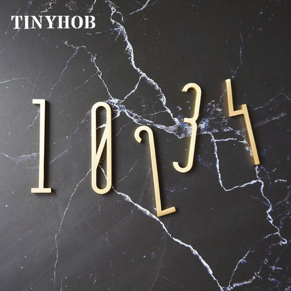 

other door hardware height 7cm 2.75" golden brass letters and numbers wall decor villa el plates figures dormitory home office number d