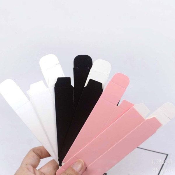 

storage bottles & jars 50/100pcs empty lip gloss boxes lipstick wrapping blank paper packing box diy glaze cosmetics accessories 2.2 x9.2cm