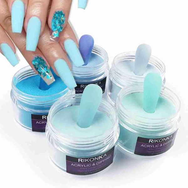 

nail glitter 15g dipping powder set french white nude pink dip decorations for manicure pigment art accessories o0a7, Silver;gold
