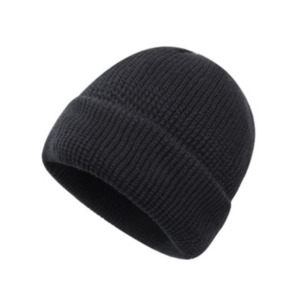 

beanies knitted hats for women skullcap men beanie hat winter retro brimless baggy melon cap cuff docker 2021