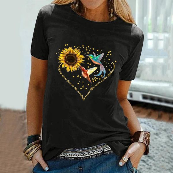 

women's blouses & shirts 40# print short sleeves o-neck loose shirt blouse women casual tee harajuku plus size elegant, White