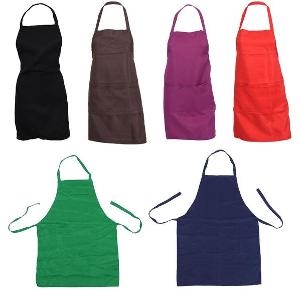

aprons plain apron with front pocket kitchen cooking craft baking