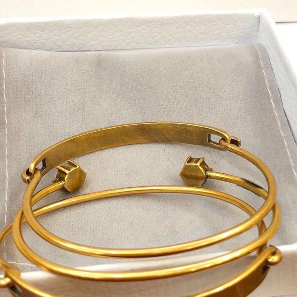

fashion brand bracelet design bracelets for women wedding lovers gift engagement 2021 new bangle jewelry classic style, Black