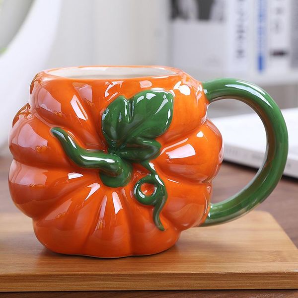 

mugs fruit cup, ceramic mug, water milk european and american office cup
