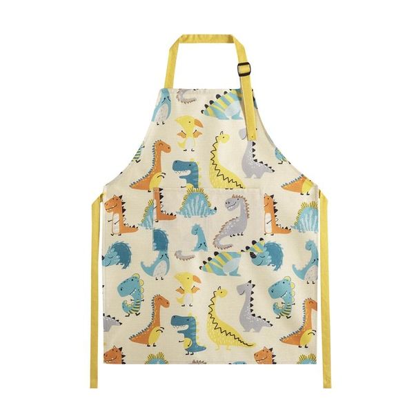 

aprons kid's anti-fouling apron studio waist painting drawing clothes baby kindergarten kids eating smock