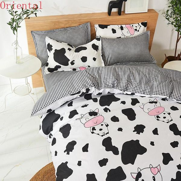 

simple bedding set with pillowcase duvet cover sets bed linen sheet single double  king size quilt covers bedclothes