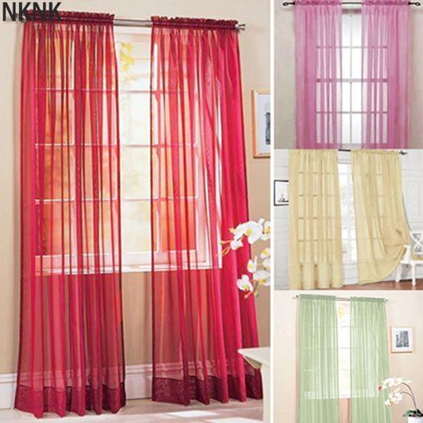 

curtain & drapes curtains black and white sheer yarn tulle orange for ivory green wedding ceiling