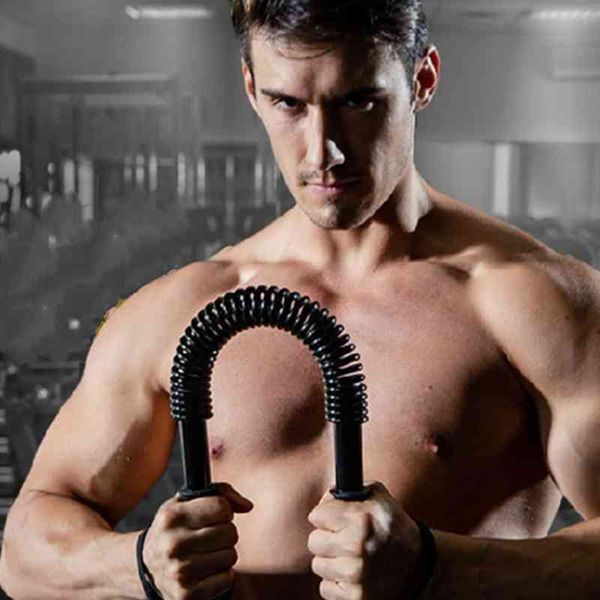 

arm strength hand gripper blaster machine expander forearm power twist 20kg/30kg/40kg/50kg/60kg sport bar steel twister wrists chest shoulde